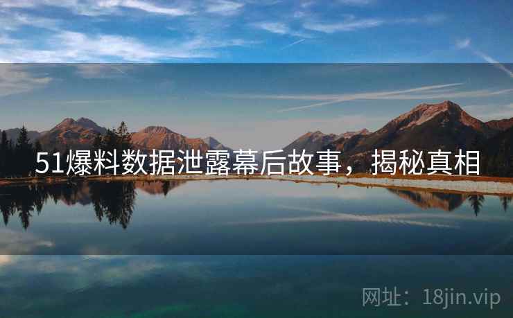 51爆料数据泄露幕后故事，揭秘真相