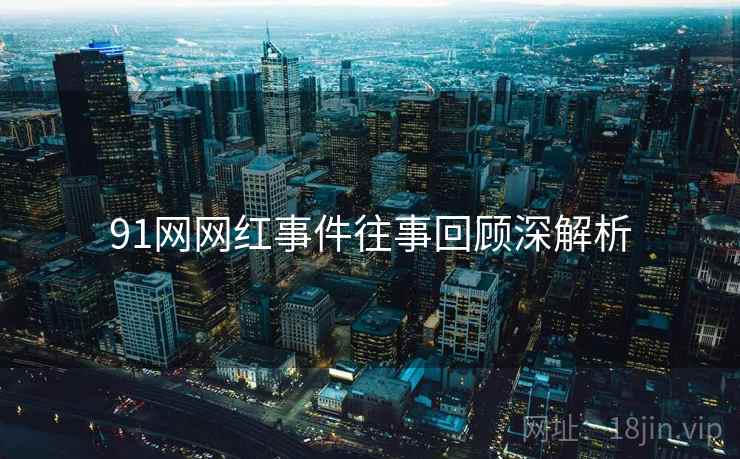91网网红事件往事回顾深解析