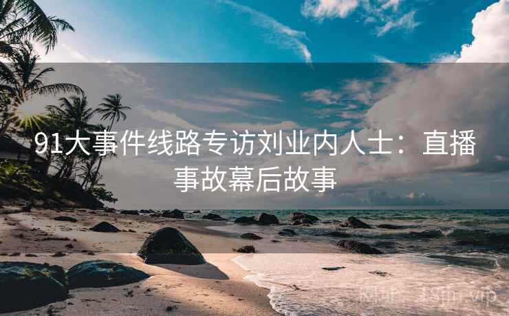 91大事件线路专访刘业内人士：直播事故幕后故事