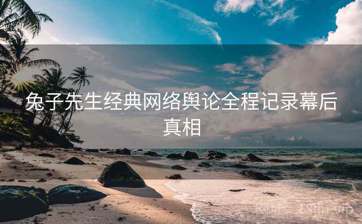 兔子先生经典网络舆论全程记录幕后真相